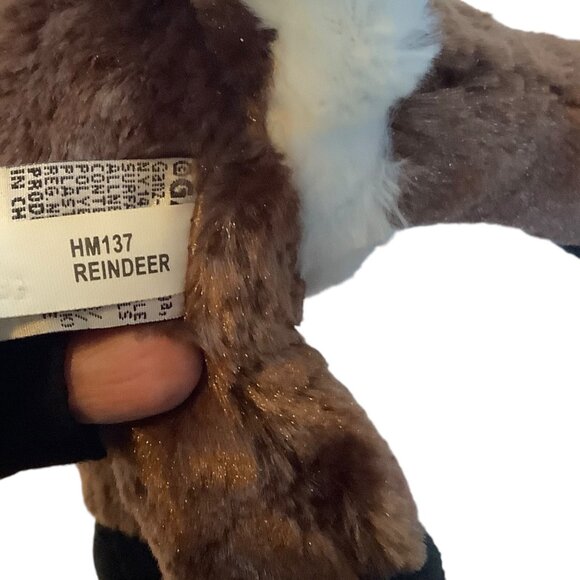 Ganz Webkinz Reindeer Brown Plush Stuffed Animal Toy HM137 9" NO CODE Christmas - Picture 5 of 7